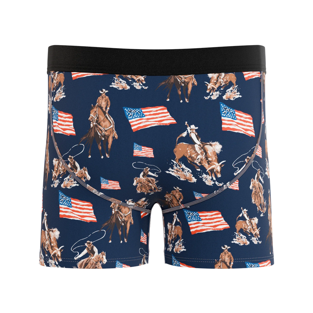 The Bootstraps & Chaps | Americana Cowboy Boy's Boxer Briefs - Shinesty - Flyclothing LLC