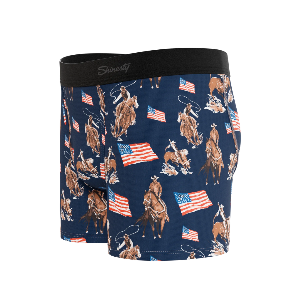 The Bootstraps & Chaps | Americana Cowboy Boy's Boxer Briefs - Shinesty - Flyclothing LLC