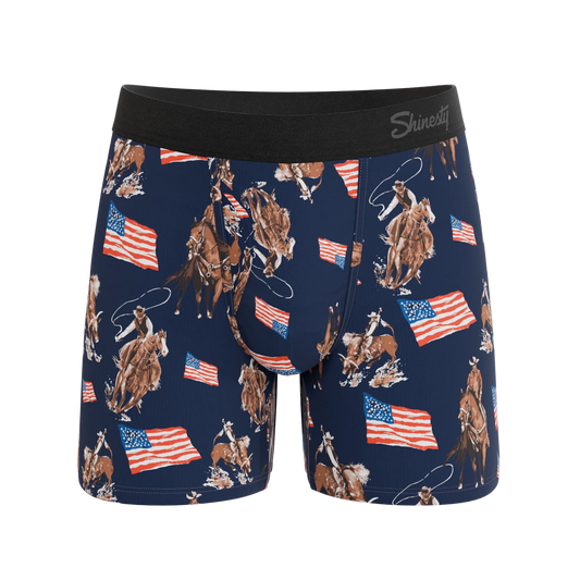 The Bootstraps & Chaps | Americana Cowboy Ball Hammock® Magnum Big Pouch Underwear - Shinesty - Flyclothing LLC