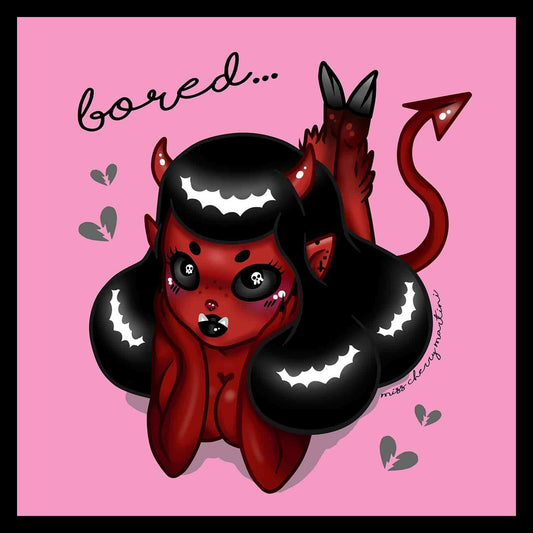 Black Market Art Company Bored Print - Black Market Art Company - Flyclothing LLC