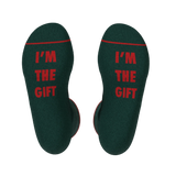 The Bow On Top | Ribbon Present Heel Hammock™ Crew Socks - Shinesty - Flyclothing LLC