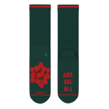 The Bow On Top | Ribbon Present Heel Hammock™ Crew Socks - Shinesty - Flyclothing LLC