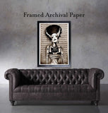 Black Market Art Company Bride Mugshot Print - Black Market Art Company - Flyclothing LLC