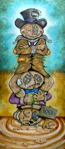 Black Market Art Company Dead Weight Print - Black Market Art Company - Flyclothing LLC