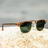Matte Tortoise Shell & Gold Brooklines - Knockaround - Flyclothing LLC