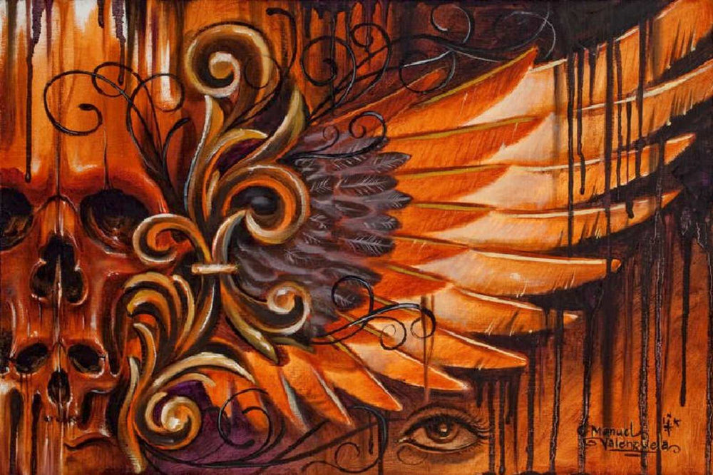 Black Market Art Company Brown Skulls Print - Black Market Art Company - Flyclothing LLC