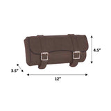 Chocolate- Leather Tool Bag - Unik Just for Bikers - Flyclothing LLC