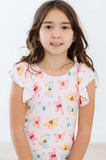 Butterfly Kisses S/S Flutter Sleeve Leotard - Mila & Rose ® - Flyclothing LLC