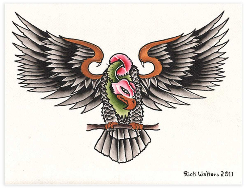 Black Market Art Company Buzzard Print - Black Market Art Company - Flyclothing LLC