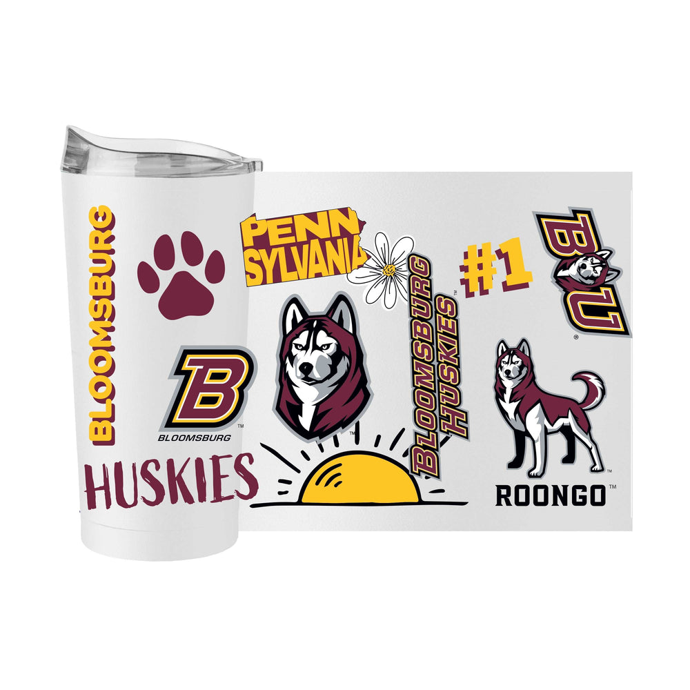 Bloomsburg U 20oz Native Powder Coat Tumbler - Logo Brands - Flyclothing LLC