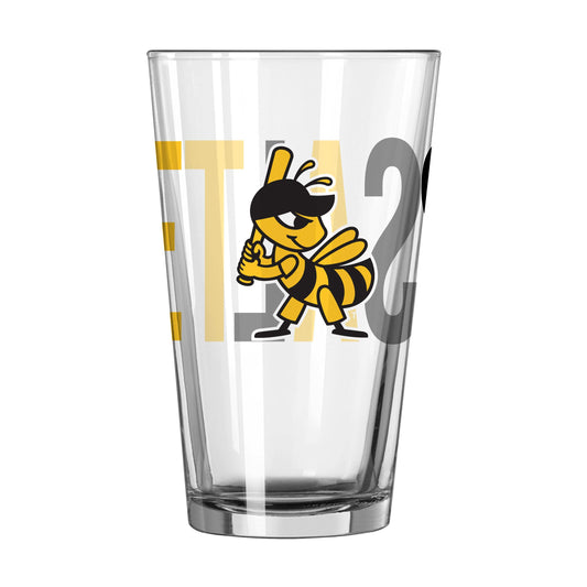Salt Lake Bees 16oz Overtime Pint Glass - Logo Brands - Flyclothing LLC