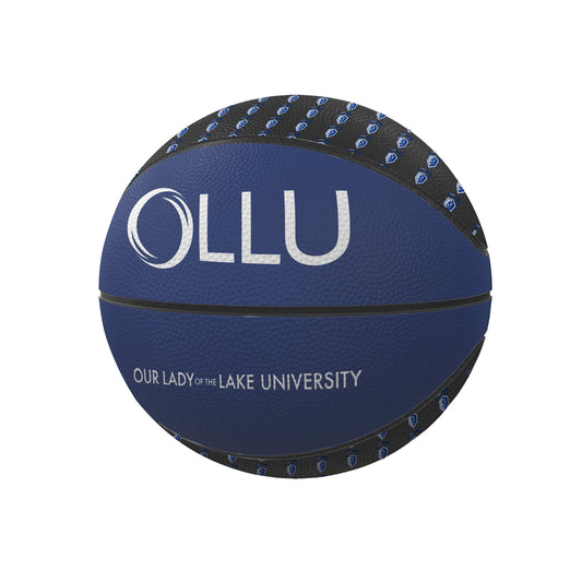 Our Lady of the Lake U Mini Size Rubber Basketball - Logo Brands - Flyclothing LLC