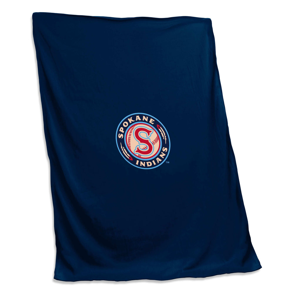 Spokane Indians Screened Sweatshirt Blanket - Logo Brands - Flyclothing LLC