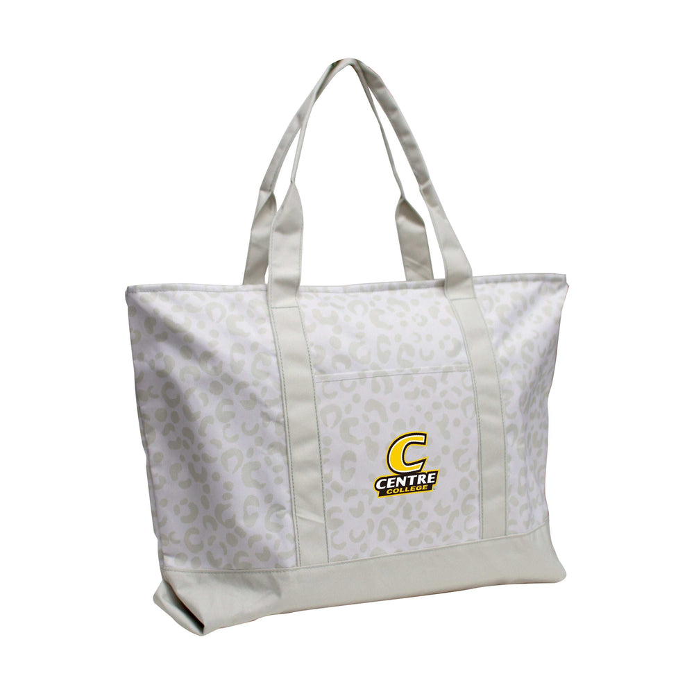 Centre College Leopard Pattern Tote - Logo Brands - Flyclothing LLC