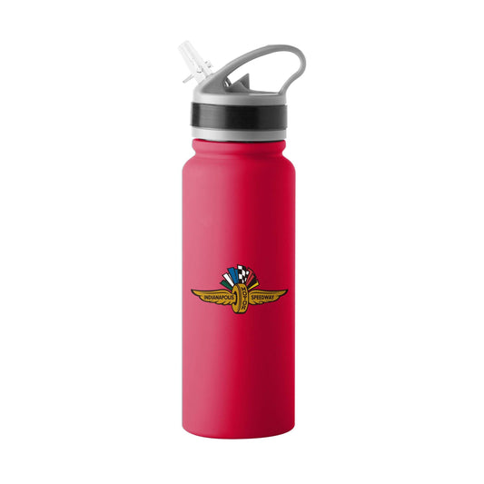 Indy 500 Logo 25oz Stainless Single Wall Flip Top Bottle - Logo Brands - Flyclothing LLC