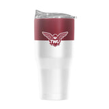 Texas Womens University 30oz Colorblock Powder Coat Tumbler - Logo Brands - Flyclothing LLC