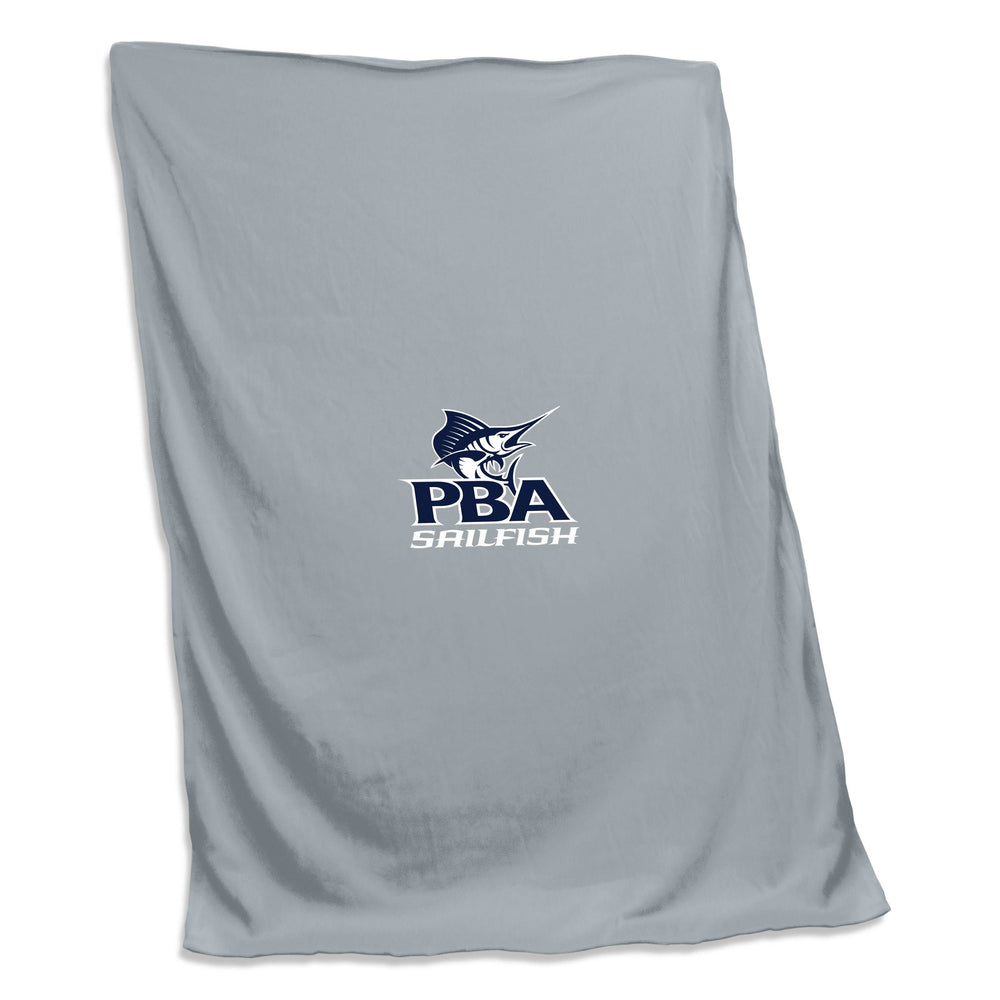 Palm Beach Atlantic U Gray Screened Sweatshirt Blanket - Logo Brands - Flyclothing LLC