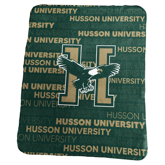 Husson University Classic Fleece Throw - Logo Brands - Flyclothing LLC