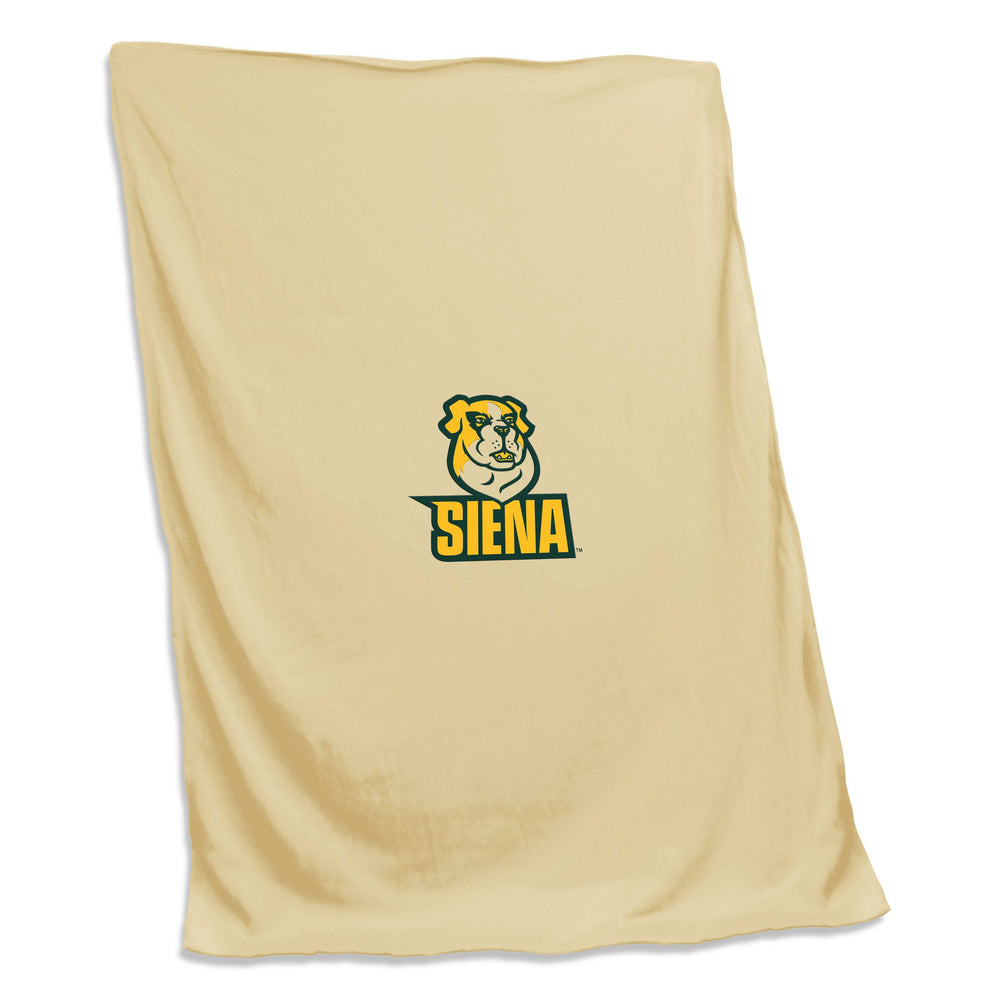 Siena College Oatmeal Screened Sweatshirt Blanket - Logo Brands - Flyclothing LLC