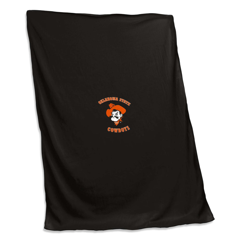 OK State Pete Black Sweatshirt Blanket - Logo Brands - Flyclothing LLC