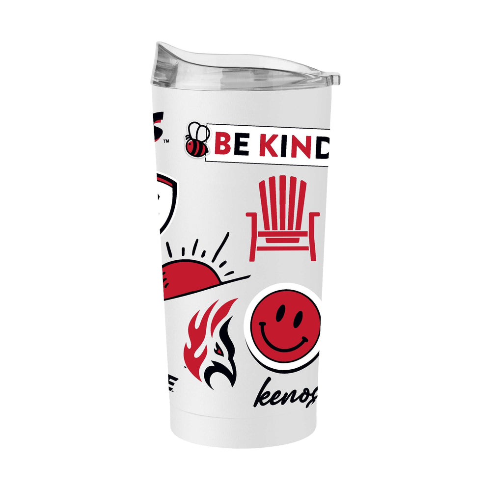 Carthage College 20oz Native Powder Coat Tumbler - Logo Brands - Flyclothing LLC