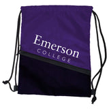 Emerson College Tilt Backsack - Logo Brands - Flyclothing LLC