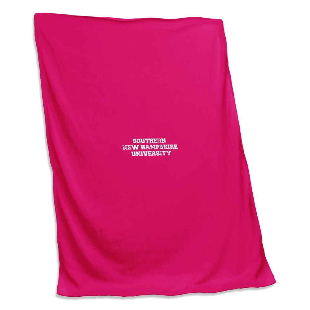 Southern New Hampshire U Pink Sweatshirt Blanket (Screened) - Logo Brands - Flyclothing LLC