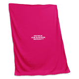 Southern New Hampshire U Pink Sweatshirt Blanket (Screened) - Logo Brands - Flyclothing LLC