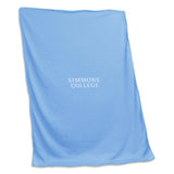 Simmons College Sweatshirt Blanket (Screened) - Logo Brands - Flyclothing LLC