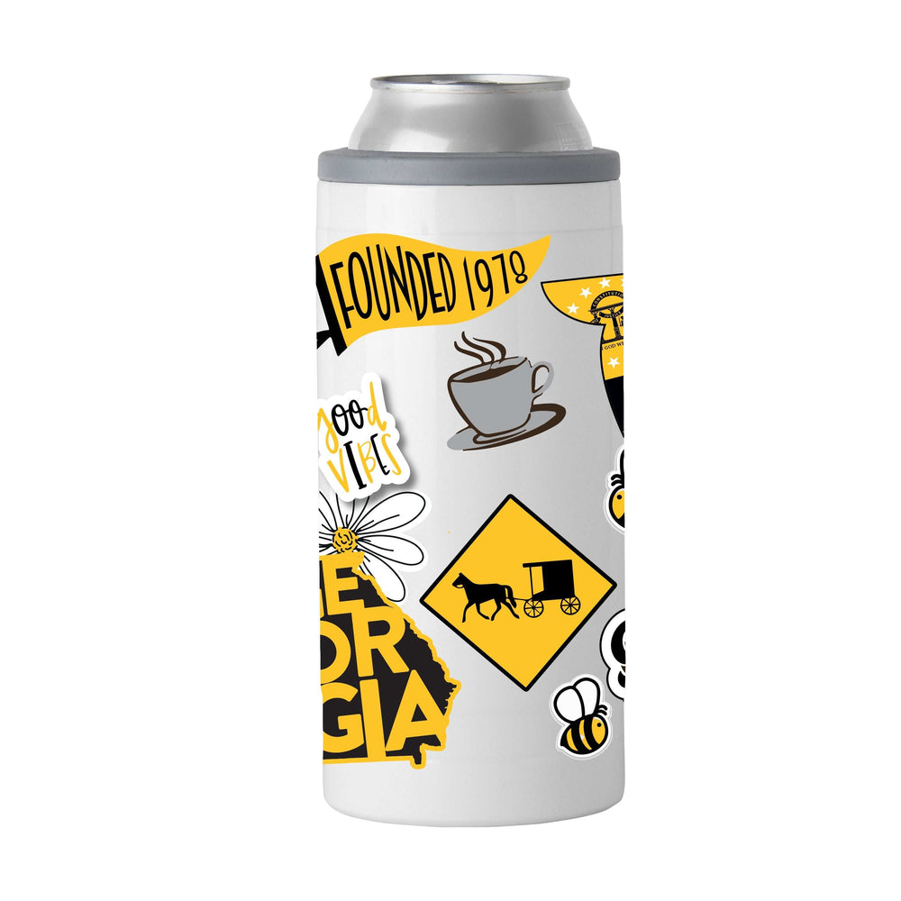 Savannah College 12oz Native Powder Coat Slim Can Coolie - Logo Brands - Flyclothing LLC