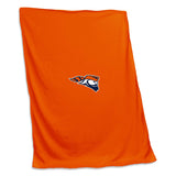 Carroll University Orange Screened Sweatshirt Blanket - Logo Brands - Flyclothing LLC