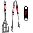Nebraska Cornhuskers 2 pc BBQ Set and Bottle Opener - Siskiyou Buckle - Flyclothing LLC