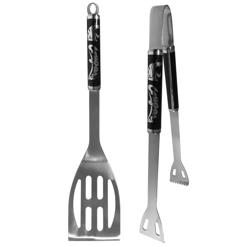 Washington St. Cougars 2 pc Black BBQ Set - Washington St. Cougars - Flyclothing LLC