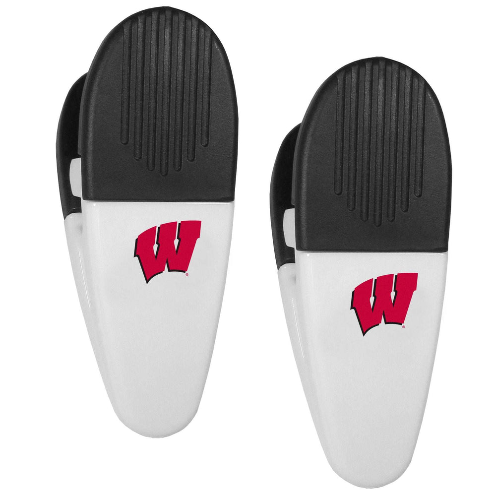 Wisconsin Badgers Mini Chip Clip Magnets 2 pk - Wisconsin Badgers - Flyclothing LLC