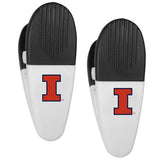Illinois Fighting Illini Mini Chip Clip Magnets 2 pk - Illinois Fighting Illini - Flyclothing LLC