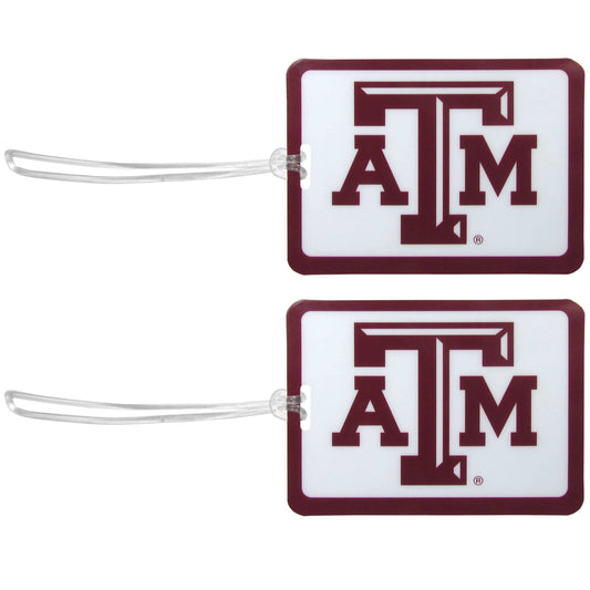 Texas A & M Aggies Vinyl Luggage Tag, 2pk - Texas A & M Aggies - Flyclothing LLC