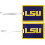 LSU Tigers Vinyl Luggage Tag, 2pk - LSU Tigers - Flyclothing LLC