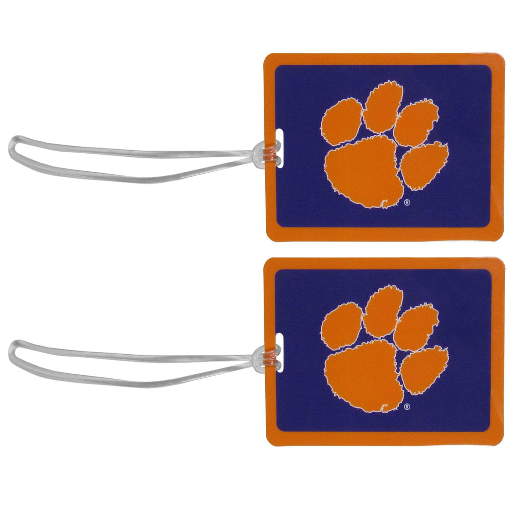 Clemson Tigers Vinyl Luggage Tag, 2pk - Clemson Tigers - Flyclothing LLC