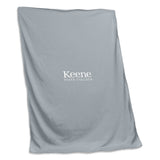 Keene State Gray Sweatshirt Blanket (Screened) - Logo Brands - Flyclothing LLC