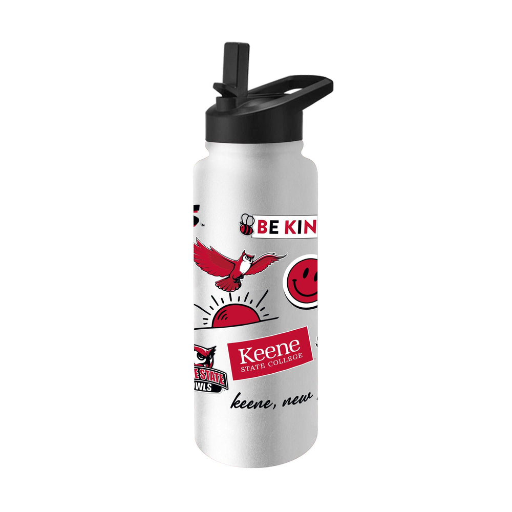 Keene State 34oz Native Quencher Bottle - Logo Brands - Flyclothing LLC