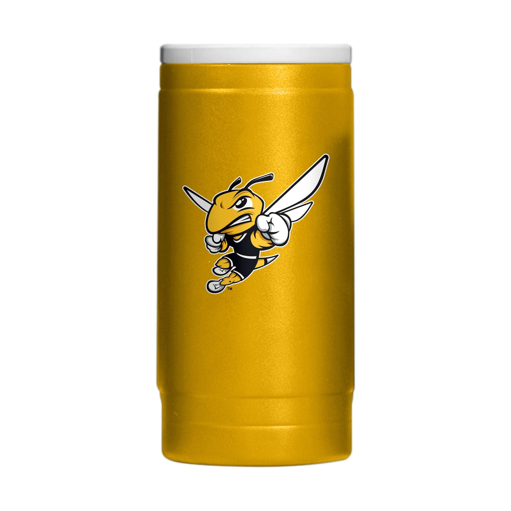 American International College 12oz Logo Powdercoat SlimCan Coolie - Logo Brands - Flyclothing LLC