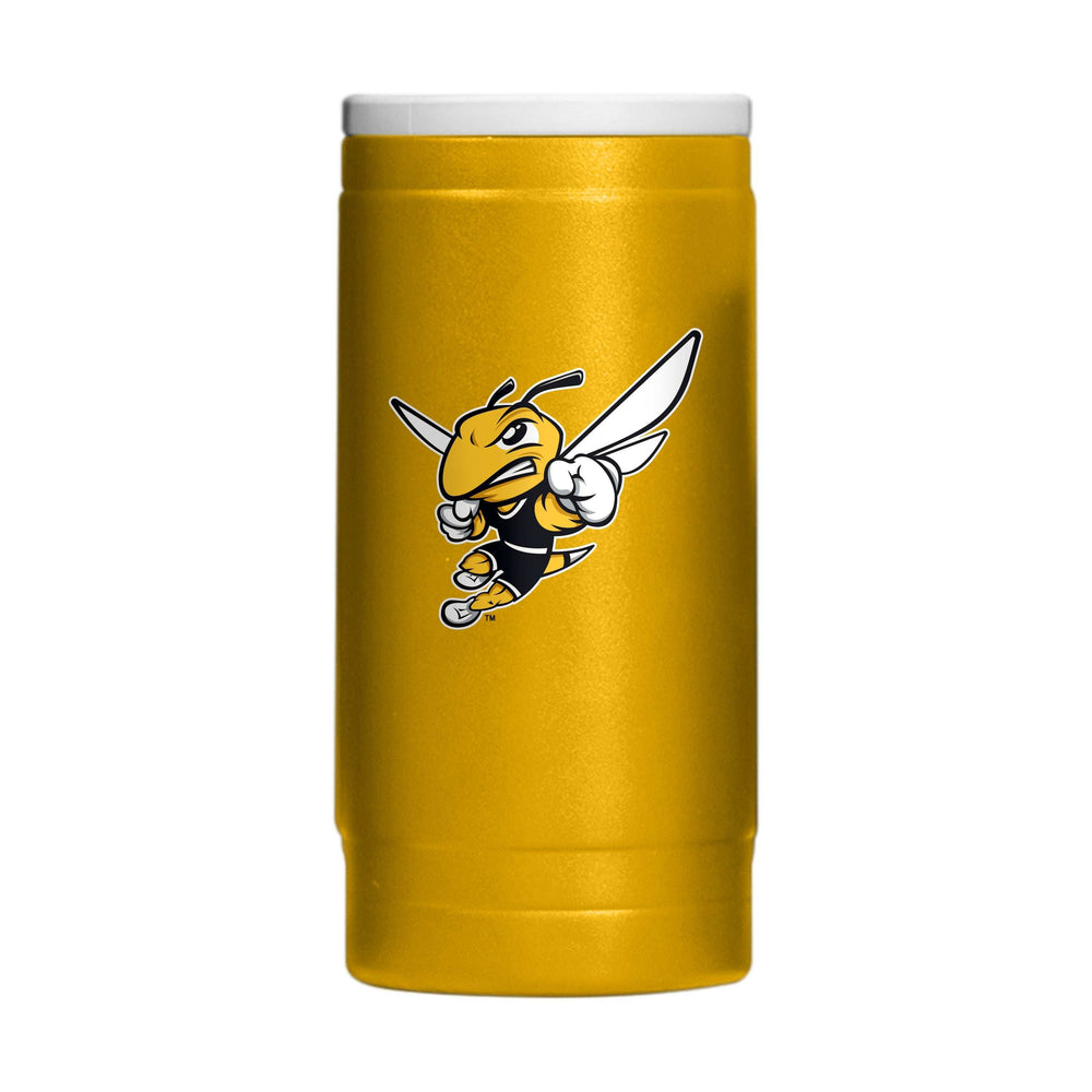 American International College 12oz Logo Powdercoat SlimCan Coolie - Logo Brands - Flyclothing LLC