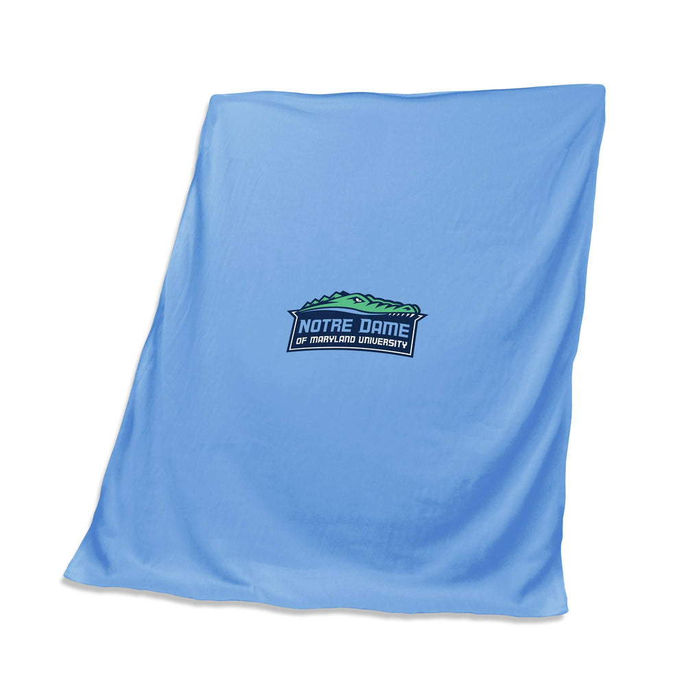 Notre Dame of Maryland Sweatshirt Blanket (Screened) - Logo Brands - Flyclothing LLC