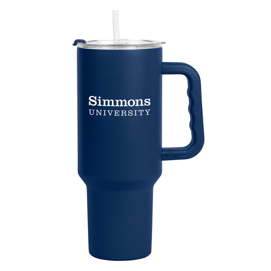 Simmons University 40oz Flipside Powder Coat Tumbler - Logo Brands - Flyclothing LLC