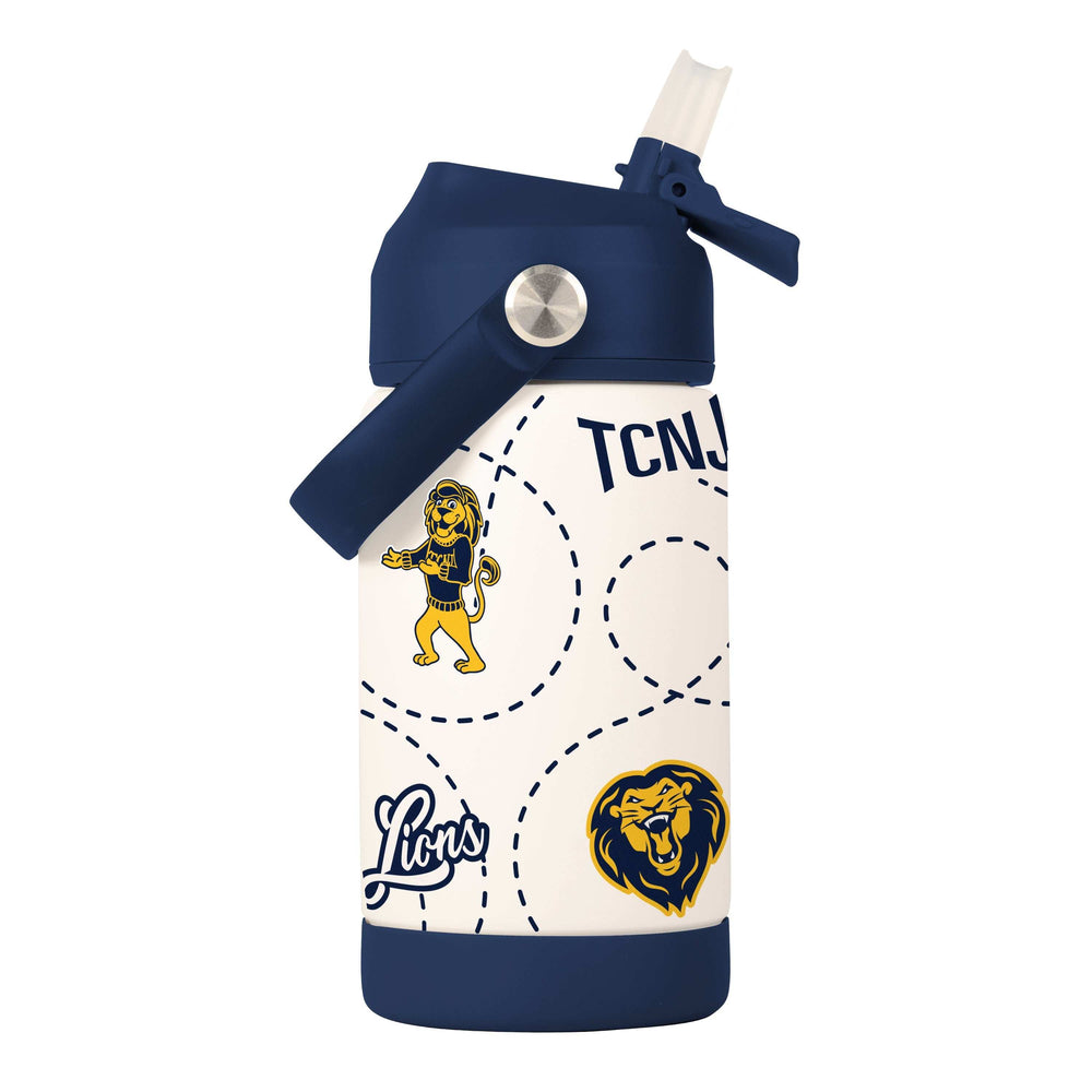 College of New Jersey 12oz Mascot SS Kids Bottle - Logo Brands - Flyclothing LLC