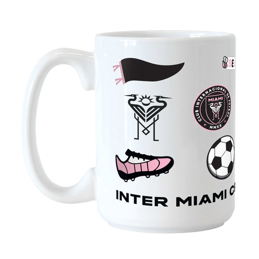 Inter Miami CF 15oz Native Sublimated Mug - Logo Brands - Flyclothing LLC