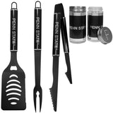 Penn St. Nittany Lions 3pc Black BBQ Tools w/Shakers - Penn St. Nittany Lions - Flyclothing LLC