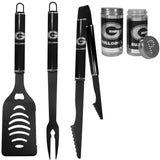 Georgia Bulldogs 3pc Black BBQ Tools w/Shakers - Georgia Bulldogs - Flyclothing LLC