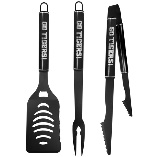 Clemson Tigers 3 pc Monochromatic BBQ Set - Clemson Tigers - Flyclothing LLC