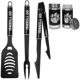 Clemson Tigers 3pc Black BBQ Tools w/Shakers - Clemson Tigers - Flyclothing LLC